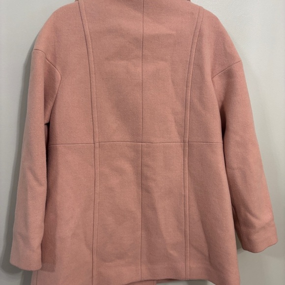Trina Turk pink wool pea coat size 10 - Picture 7 of 10